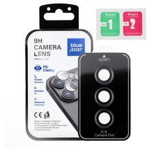 Заредете изображение във визуализатора на галерията – Camera Lens Protector BLUE STAR Easy Install for SAMSUNG A16 black
