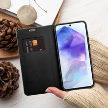 Заредете изображение във визуализатора на галерията – LUNA Book Carbon for XIAOMI Redmi Note 14 4G (GLOBAL - 164,84mm x 78,15mm x 8,16mm) black
