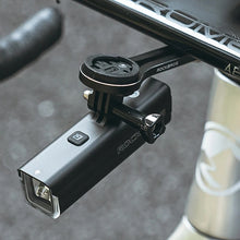 Заредете изображение във визуализатора на галерията – Rockbros RHL1550 front bicycle light 5000mAh 1500lm IPX6 - black
