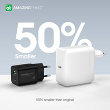 Заредете изображение във визуализатора на галерията – Amazing Thing Wall charger Speed Pro EUPD30WB - USB + Type C - QC 3.0 PD 30W 3A black
