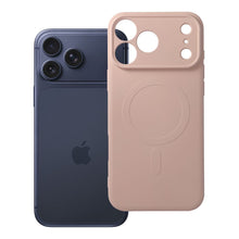 Заредете изображение във визуализатора на галерията – Case for iPhone 18 Pro Max / 17 Pro Max Silicone Mag Cover compatible with MagSafe (camera protection) pink
