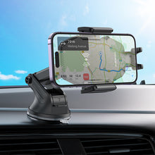 Заредете изображение във визуализатора на галерията – Borofone Car holder BH214 Adelante with induction charging to dashboard black
