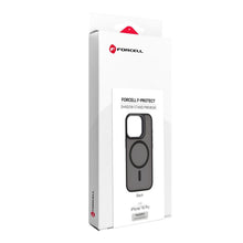 Заредете изображение във визуализатора на галерията – Case for iPhone 16 PRO Forcell F-Protect Shadow Stand Premium compatible with MagSafe black
