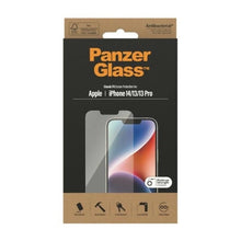 Заредете изображение във визуализатора на галерията – PanzerGlass Classic Fit antibacterial glass for iPhone 14 / 13 Pro / 13
