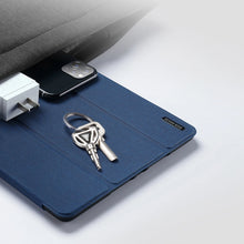 Заредете изображение във визуализатора на галерията – Dux Ducis Domo case with flap and smart sleep for iPad 7 / 8 / 9 10.2'' - blue
