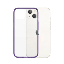 Заредете изображение във визуализатора на галерията – PanzerGlass ClearCase antibacterial case with Military Grade certificate for iPhone 13 / 14 / 15 - transparent purple
