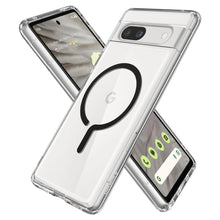 Заредете изображение във визуализатора на галерията – Spigen Ultra Hybrid OneTap Ring case with MagSafe for Google Pixel 7A - black
