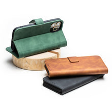 Заредете изображение във визуализатора на галерията – Flip case for Samsung S26 FE Tender Book green
