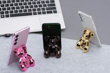 Заредете изображение във визуализатора на галерията – Phone stand BEAR - stick-on - black
