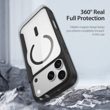 Заредете изображение във визуализатора на галерията – DUX DUCIS case SKIN X PRO compatible with MagSafe for iPhone 18 Pro / 17 Pro (Open Ring Version) black
