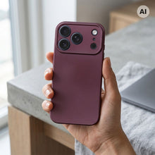 Заредете изображение във визуализатора на галерията – Case for iPhone 18 Pro / 17 Pro Metallic dark cherry
