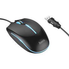 Заредете изображение във визуализатора на галерията – HOCO gaming wire USB A computer mouse 2400 dpi GM37 black
