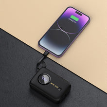 Заредете изображение във визуализатора на галерията – Dudao K14 USB-A / USB-C 10000mAh power bank - black
