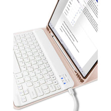 Заредете изображение във визуализатора на галерията – Tech-Protect SC Pen + Keyboard case with keyboard for iPad 10.9" 2022 - pink
