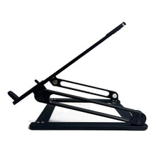 Заредете изображение във визуализатора на галерията – Silver Monkey US-600 stand for laptops up to 17.3'', aluminum - black
