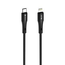 Заредете изображение във визуализатора на галерията – FORCELL F-ENERGY C346 cable Type C to Lightning PD 3A 27W Silicone 1 m black
