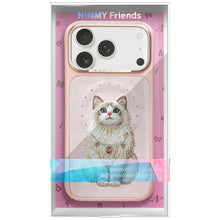Заредете изображение във визуализатора на галерията – NIMMY case LUCKY FASHION CAT compatible with MagSafe for IPHONE 18 Pro Max/17 Pro Max pink

