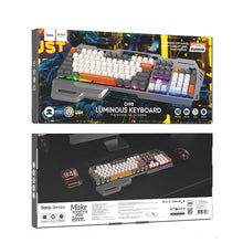 Заредете изображение във визуализатора на галерията – Wire keyboard QWERTY Hoco Gaming DI98 black

