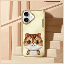 Заредете изображение във визуализатора на галерията – NIMMY case BIG EYED PET 2.0 Cat for IPHONE 16 khaki
