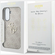 Заредете изображение във визуализатора на галерията – GUESS case for SAMSUNG Galaxy A57 GUHCSA574GMGPI (4G PU Big Logo) pink
