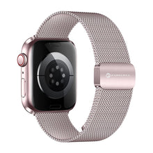 Заредете изображение във визуализатора на галерията – FORCELL F-DESIGN FA14 magnetic stainless steel strap for APPLE Watch 38 / 40 / 41 mm pink
