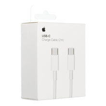 Заредете изображение във визуализатора на галерията – Оригинален кабел Apple USB C към C 60W MLL82ZM/A A1739 2m (в блистер) - бял – снимка 4
