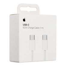 Заредете изображение във визуализатора на галерията – Оригинален кабел Apple USB C към C 60W MW493ZM/A A2795 1m (в блистер) - бял
