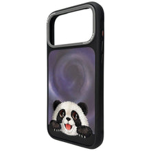 Заредете изображение във визуализатора на галерията – NIMMY case BIG EYED LYING GIANT PANDA compatible with MagSafe for IPHONE 18 Pro/17 Pro black
