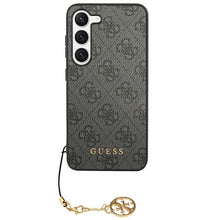 Заредете изображение във визуализатора на галерията – Original Case GUESS - hardcase 4G Charms Collection GUHCSA35GF4GGR for Samsung Galaxy A35 black
