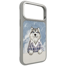 Заредете изображение във визуализатора на галерията – NIMMY case GENTLE PETS SERIES DOG compatible with MagSafe for IPHONE 18 Pro/17 Pro grey
