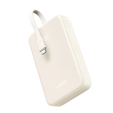 Заредете изображение във визуализатора на галерията – Ugreen PB505 Powerbank 20000mAh 22.5W USB-C USB-A Built-in USB-C Cable - White
