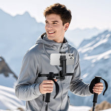 Заредете изображение във визуализатора на галерията – Neck universal phone holder Hoco K30 black gray
