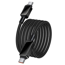 Заредете изображение във визуализатора на галерията – Cable USB C to USB C Hoco PD 3A 60W 1,2 m U157 Fuente black
