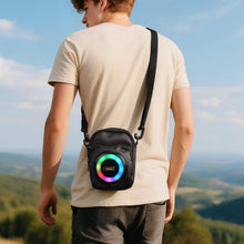 Заредете изображение във визуализатора на галерията – Speaker bluetooth 8W 3h shoulder bag shape 1,5L Hoco HC41 black
