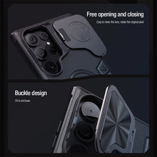 Заредете изображение във визуализатора на галерията – Nillkin CamShield Armor Prop Case for Samsung Galaxy S24 Ultra - black
