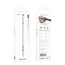 Заредете изображение във визуализатора на галерията – HOCO passive capacitive pen 3in1 GM111 white
