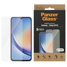 Заредете изображение във визуализатора на галерията – PanzerGlass Ultra-Wide Fit tempered glass for Samsung Galaxy A34 5G
