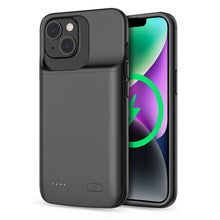 Заредете изображение във визуализатора на галерията – Tech-Protect PowerCase case for iPhone 14 / 14 Pro with 4800mAh power bank - black
