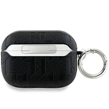 Заредете изображение във визуализатора на галерията – Karl Lagerfeld Monogram Karl &amp; Choupette Head case for AirPods Pro 2 - black

