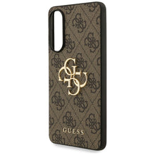 Заредете изображение във визуализатора на галерията – GUESS case for SAMSUNG S25 Edge GUHCS25E4GMGBR (4G PU Big Logo) brown
