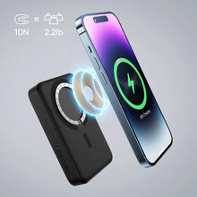 Заредете изображение във визуализатора на галерията – Baseus Magnetic Mini Induction Powerbank 10000mAh 30W - black + USB-C - USB-C cable
