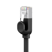 Заредете изображение във визуализатора на галерията – Baseus High Speed ​​flat Ethernet CAT6 RJ45 network cable 3m - black
