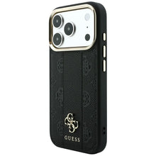 Заредете изображение във визуализатора на галерията – Case for IPHONE 18 Pro Max/17 Pro Max compatible with MagSafe (Stripe Peony 4G Logo) black 
