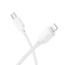 Заредете изображение във визуализатора на галерията – HOCO cable Type C to Lightning PD 27W X113 1 m white
