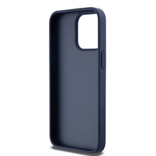Заредете изображение във визуализатора на галерията – Original Case DKNY hardcase Leather Mono Stripe &amp; Metal Logo DKHCP15XPRTHSLBfor Iphone 15 Pro Max blue

