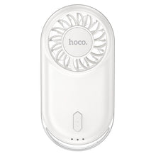 Заредете изображение във визуализатора на галерията – Portable mini fan Hoco HX611 milky white
