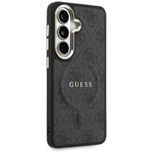 Заредете изображение във визуализатора на галерията – GUESS case for SAMSUNG S26 GUHMS26SP4MSEGCK (4G Embossed Ring MagSafe) black
