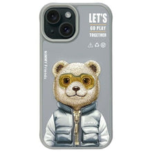 Заредете изображение във визуализатора на галерията – NIMMY case COOL&amp;CUTE 2.0 Bear for IPHONE 15 gray
