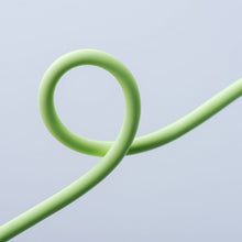 Заредете изображение във визуализатора на галерията – FORCELL F-ENERGY C346 cable Type C to Lightning PD 3A 27W Silicone 1 m green
