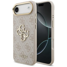Заредете изображение във визуализатора на галерията – GUESS case for IPHONE 17 Air GUHCP17M4GMGCPI (PU W/ Big 4G Classic Logo) gold pink
